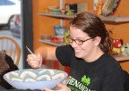 All Fired up _ Painting bowl - smile_